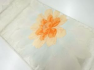 アンティーク 牡丹模様織出し袋帯(材料)